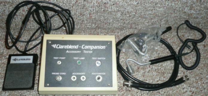 scored a testing device, Clareblend Companion, that will let me know if a cords been damaged and if machines are sending current; what it wont do is tell me if that current is callibrated.